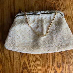 Vintage beaded clutch 8”x6”